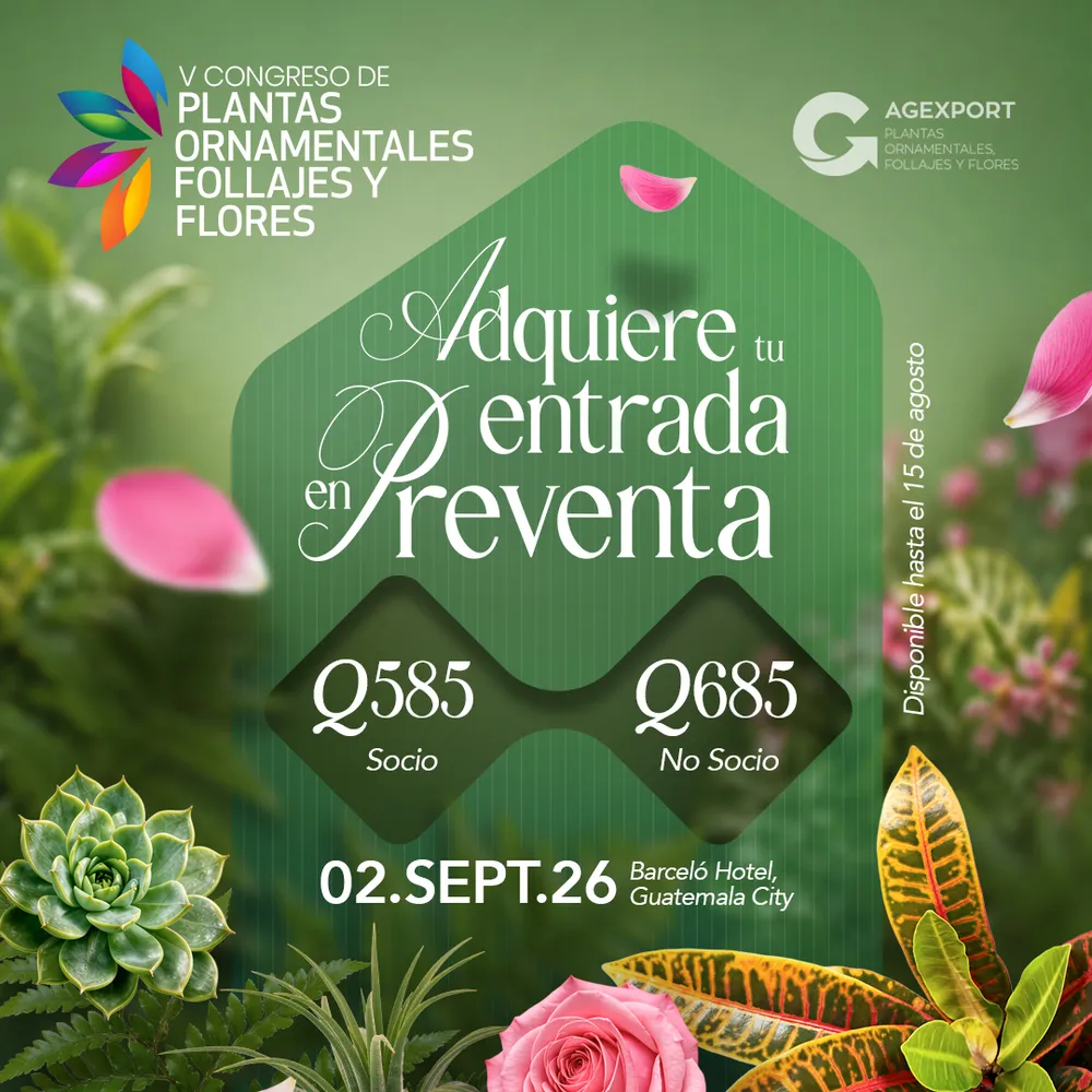 Congreso de plantas ornamentales, follajes y flores