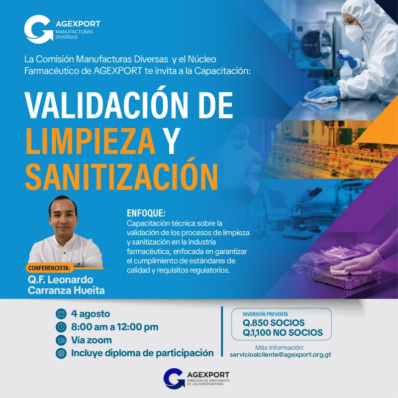 Validación de limpieza y sanitizacion