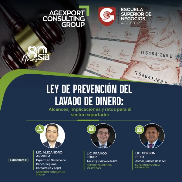Webinar: Ley de prevención contra el lavado de dinero"