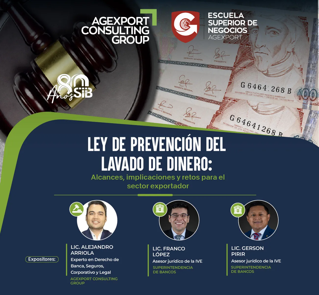 Webinar: Ley de prevención contra el lavado de dinero"